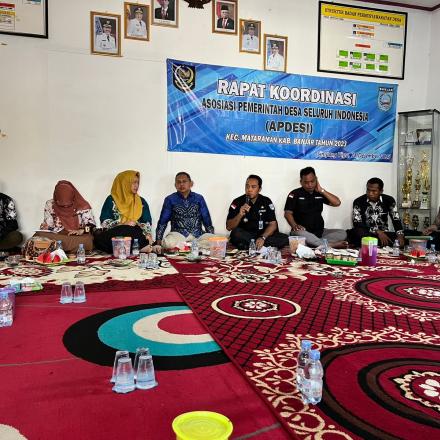 APDESI KECAMATAN MATARAMAN MENGGELAR  RAPAT KOORDINASI DI DESA SIPANG TIGA